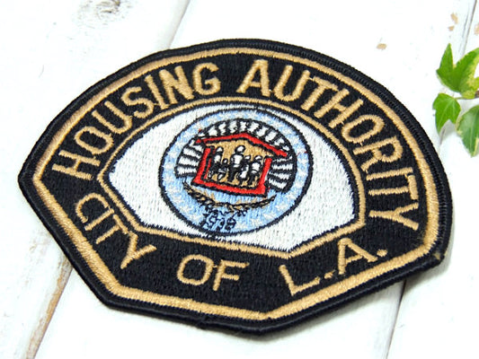 カリフォルニア・ロサンゼルス市住宅公社・HACLA・デッドストック・ヴィンテージ・刺繍ワッペン