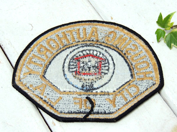 カリフォルニア・ロサンゼルス市住宅公社・HACLA・デッドストック・ヴィンテージ・刺繍ワッペン