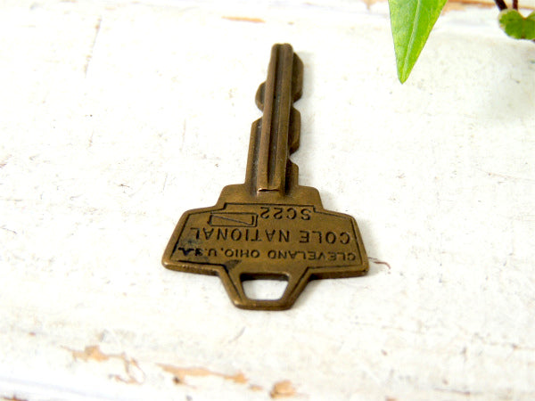 【COLE NATIONAL・真鍮製・Key】オハイオ州・古鍵・USA・アンティーク・キー・英数字