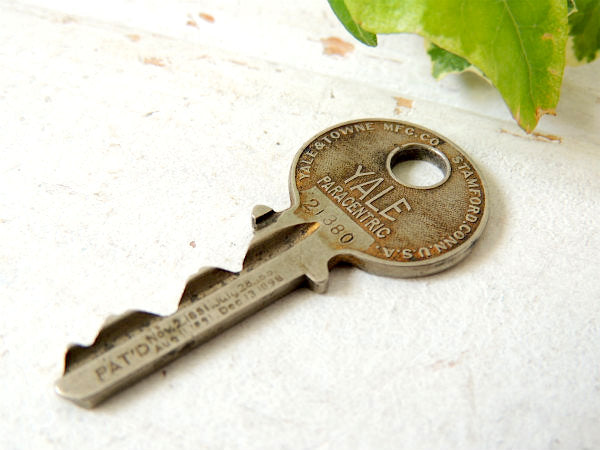【1800's~・YALE PARACENTRIC】鍵・アンティーク・ビンテージキー・オールドKey