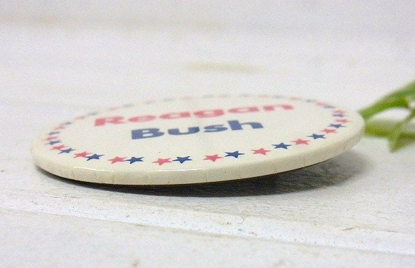【☆★☆★Reagan  Bush☆★☆★】大統領・ヴィンテージ・缶バッジ・USA