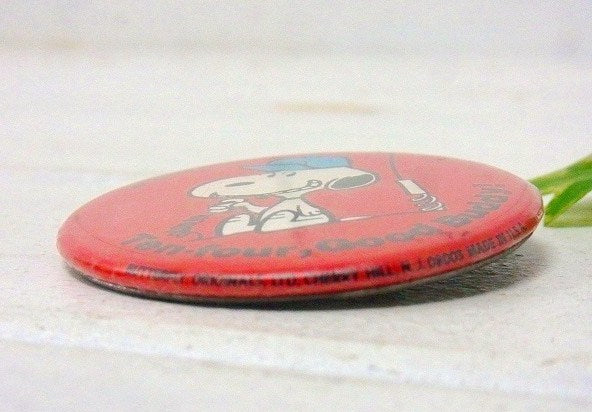 【1958 スヌーピー/MADE IN USA】ヴィンテージ・缶バッジ