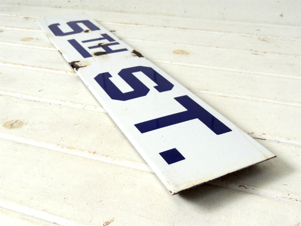 5TH ST. ホーロー製・ヴィンテージ・ストリートサイン USA 看板 道路標識 CALIF