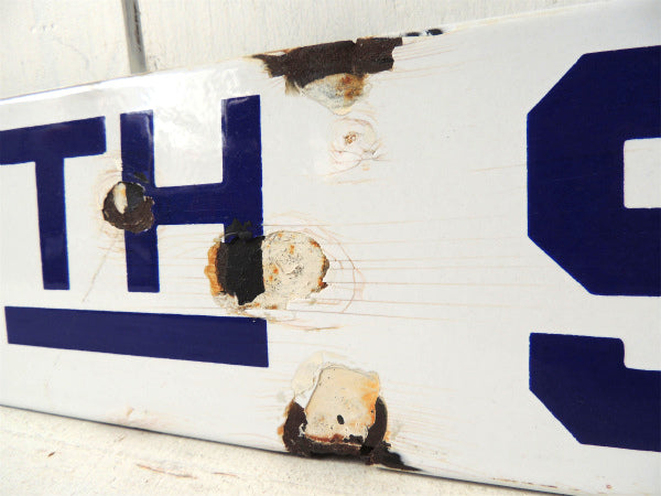 5TH ST. ホーロー製・ヴィンテージ・ストリートサイン USA 看板 道路標識 CALIF