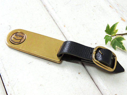 シェブロン・オイル・アドバタイジング・ヴィンテージ US ゴールドプレート・バックタグ・キーホルダー