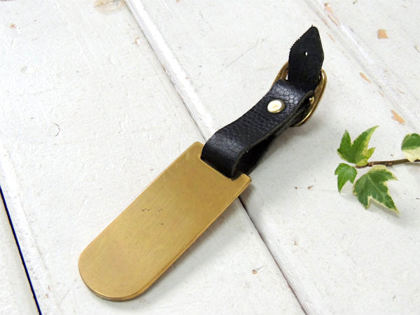 シェブロン・オイル・アドバタイジング・ヴィンテージ US ゴールドプレート・バックタグ・キーホルダー