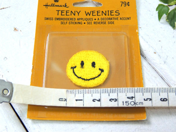 1970s・ホールマーク・スマイル・笑顔・デッドストック・ヴィンテージ・ワッペン・刺繍・USA