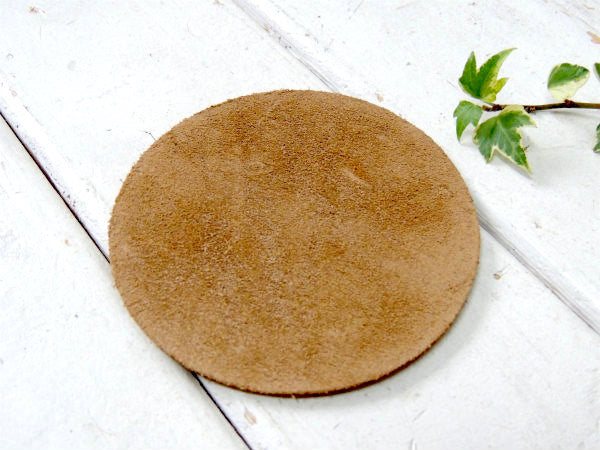 Chevron シェブロン・アドバタイジング・レザー・革製・ヴィンテージ・コースター USA