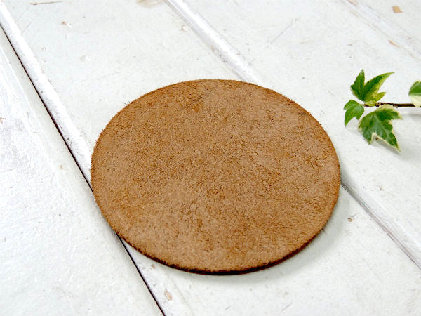 USA Chevron シェブロン・アドバタイジング・レザー・革製・ヴィンテージ・コースター