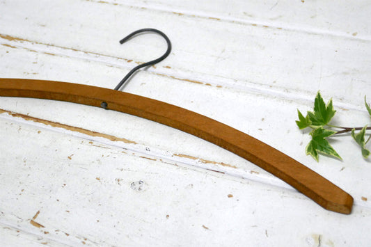 アメリカ ヴィンテージ 木製ハンガー ハンガー ウッドハンガー ナチュラル シャビー USA④