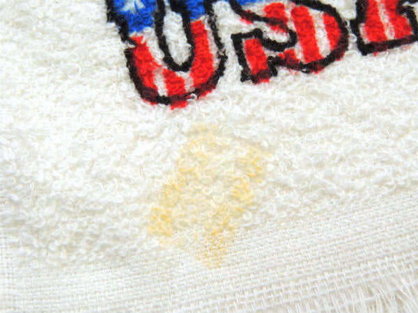 USA CANNON社 アメリカ国旗柄 デッドストック ヴィンテージ フェイスタオル コットン