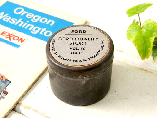 【FORD・QUALITY】フォード・自動車部品・ヴィンテージ・アルミ容器/パーツ缶・アメ車