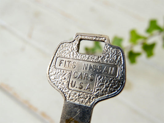 【NISSAN・日産自動車・旧車】アメリカ・ビンテージ・古鍵・自動車キー・USA