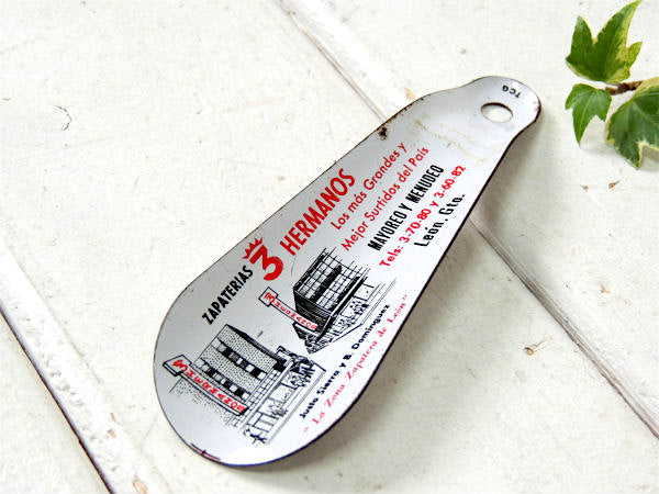 Zapaterias 3 Hermanos アドバタイジング ノベルティ ヴィンテージ シューホーン