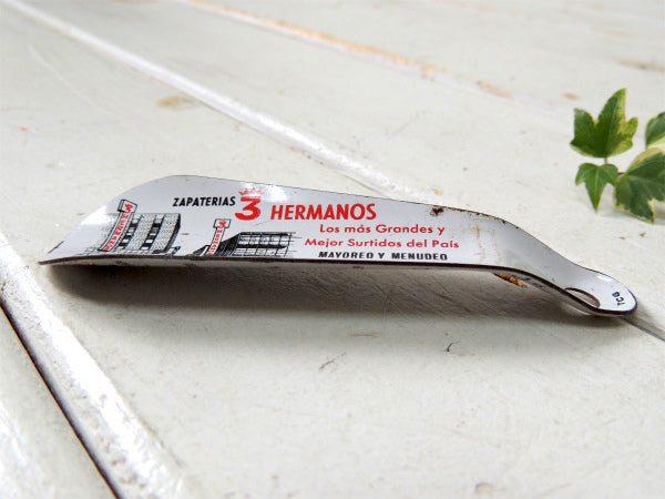 Zapaterias 3 Hermanos アドバタイジング ノベルティ ヴィンテージ シューホーン