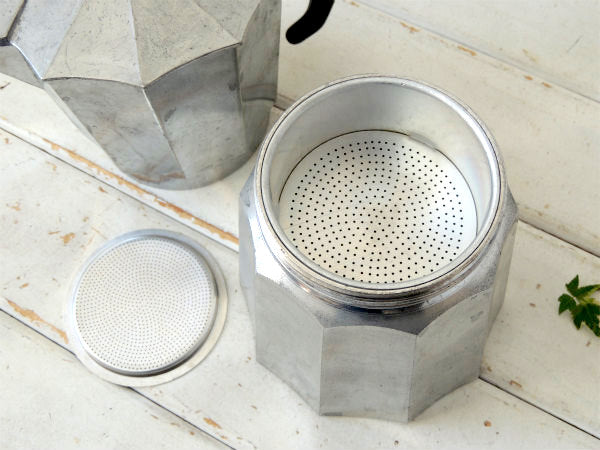 【ITAL EXPRESS】イタリア製・アルミ・ヴィンテージ・直火式・エスプレッソメーカー・コーヒー