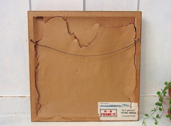 【ノーマンロックウェル】A Scholarly Pace・木製フレーム入り・ヴィンテージ・壁飾り