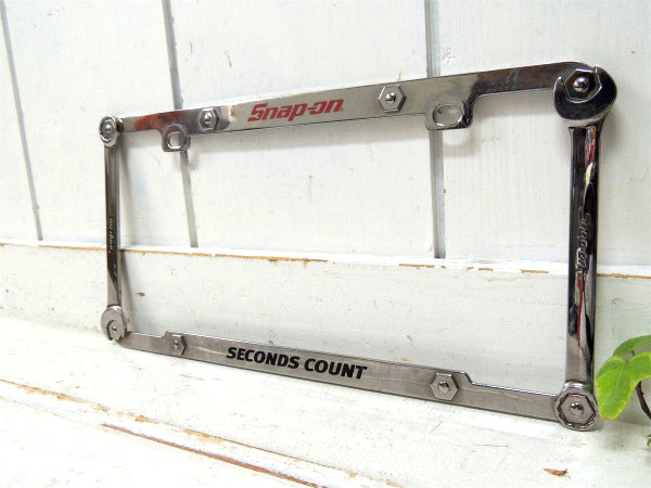 【限定・スナップオン・Snap-on】USサイズ・ナンバーフレーム・ライセンスフレーム・アメ車