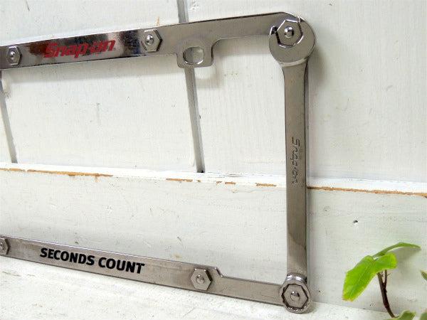 【限定・スナップオン・Snap-on】USサイズ・ナンバーフレーム・ライセンスフレーム・アメ車