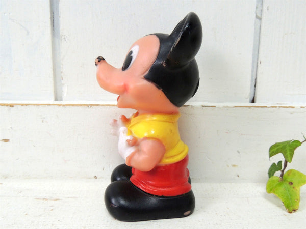 ミッキーマウス イタリア製 スクイーキー・60's ヴィンテージ・ラバードール・人形・オモチャ