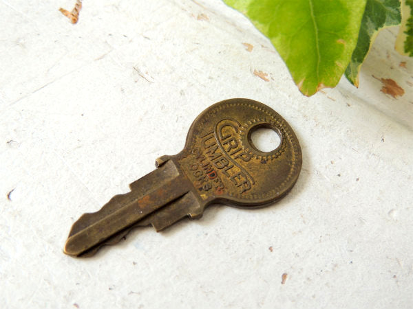 【アメリカンロック・CHICAGO・Key】古鍵・USA・アンティーク・キー・真鍮製・USA