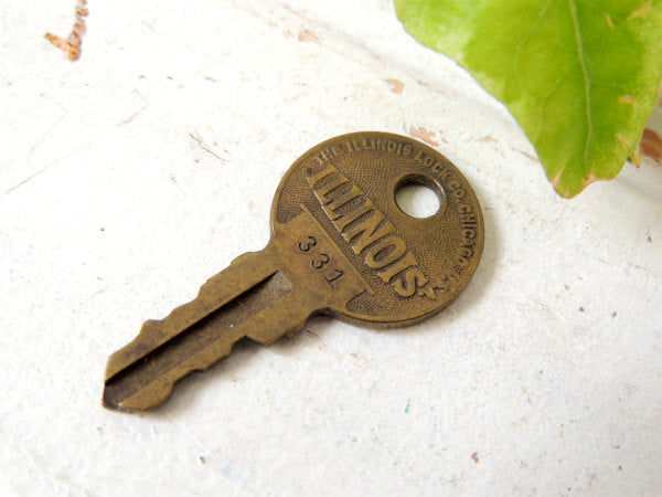 【ILLINOIS/CHICAGO U.S.A.】ヴィンテージ・鍵・key・アメリカ・イリノイ州
