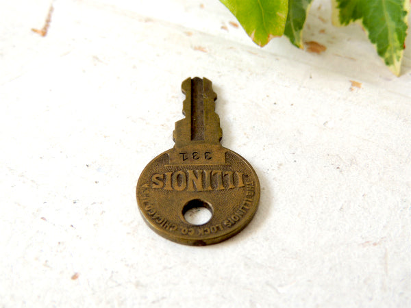 【ILLINOIS/CHICAGO U.S.A.】ヴィンテージ・鍵・key・アメリカ・イリノイ州