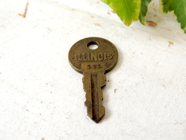 【ILLINOIS/CHICAGO U.S.A.】ヴィンテージ・鍵・key・アメリカ・イリノイ州