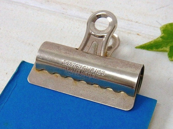 ボストン BOSTON CLIP No.3 スチール製 ヴィンテージ クリップ ペーパークリップ USA