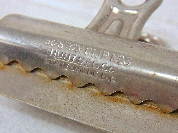 ボストン BOSTON CLIP No.3 スチール製 ヴィンテージ クリップ ペーパークリップ USA