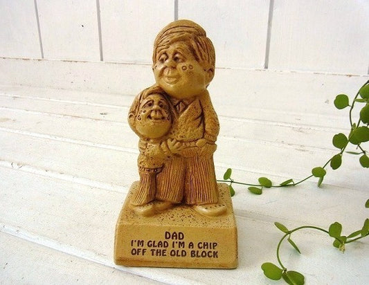 DAD 1970’s ヴィンテージ メッセージドール 人形 父の日 プレゼント USA アメリカンビンテージ