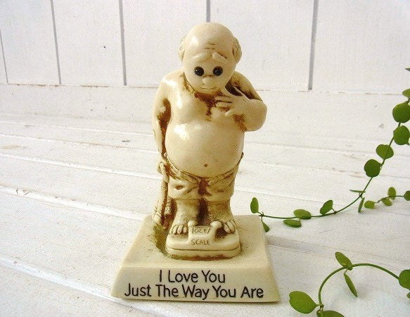 【Just The Way You Are】70’s・ヴィンテージ・メッセージドール/人形/結婚記念