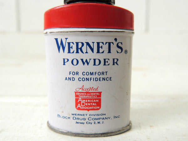 【Wernet's Powder】USA!小さな可愛いヴィンテージ・パウダー缶/ティン缶