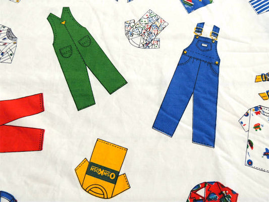 OshKosh オシュコシュ・子供服・ノベルティ・80's ヴィンテージ・ユーズドシーツ(ボックス)
