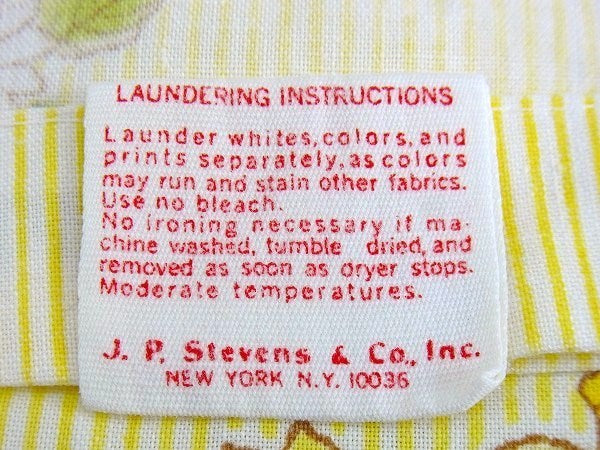 花束&小花柄・ヴィンテージ・USEDフラットシーツ(1/2) USA