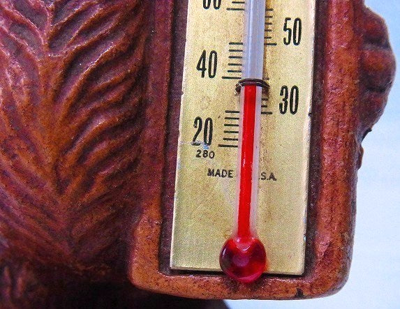クマのメッセージドール型・ヴィンテージ・温度計/サーモメーター USA