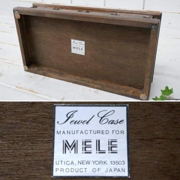 ニューヨーク MELE ミッドセンチュリー 60's ビンテージ 宝石箱 ジュエリーボックス USA