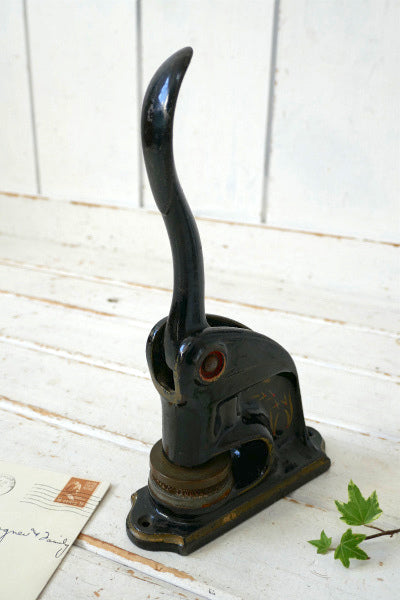 1877年 サンフランシスコ 女神像 アイアン製 アンティーク カンパニーシール エンボス スタンプ