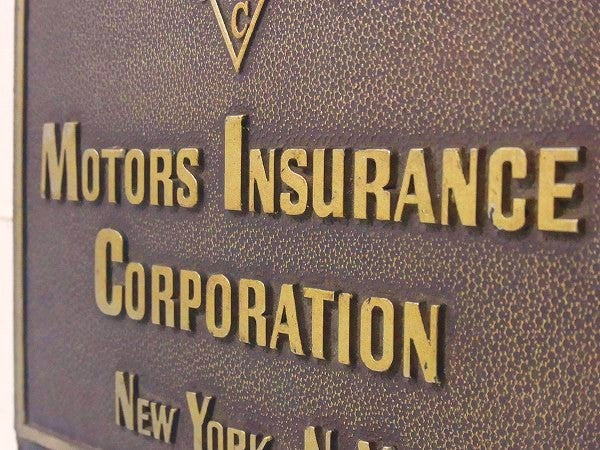 MIC ニューヨーク アメ車 看板 クラシックカー 30's ヴィンテージ サイン ネームプレート USA