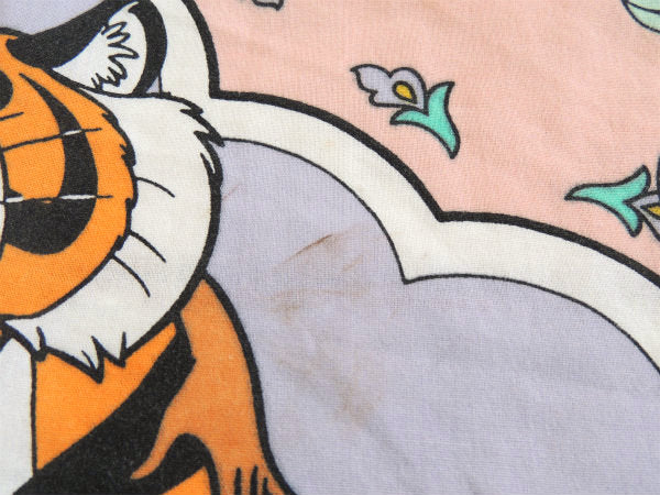 【アラジン】ディズニー・ジャスミン&ラジャー・大柄・ユーズドシーツ(フラットタイプ) USA