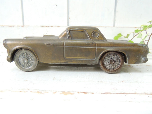 1955y・フォード サンダーバード ビンテージ・アドバタイジング・クラシックカー・ミニカー・貯金箱