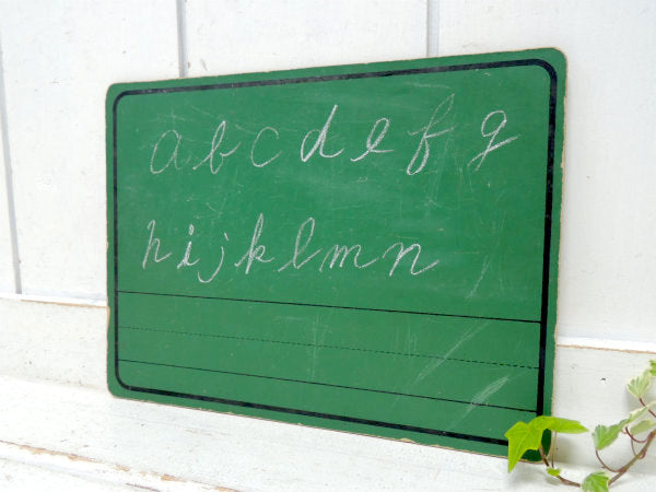 【メニューボード・学習黒板】ヴィンテージ・黒板・ブラックボード・USA・ステーショナリー・グリーン