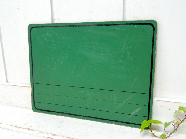 【メニューボード・学習黒板】ヴィンテージ・黒板・ブラックボード・USA・ステーショナリー・グリーン