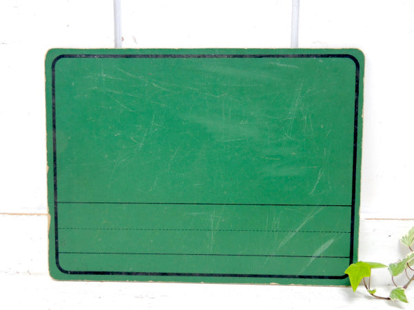 【メニューボード・学習黒板】ヴィンテージ・黒板・ブラックボード・USA・ステーショナリー・グリーン