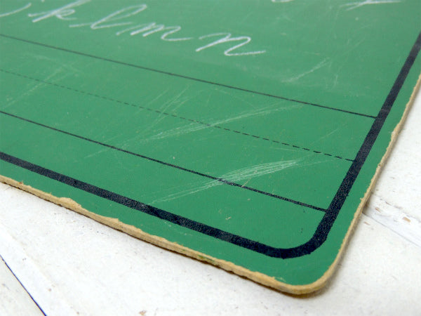 【メニューボード・学習黒板】ヴィンテージ・黒板・ブラックボード・USA・ステーショナリー・グリーン