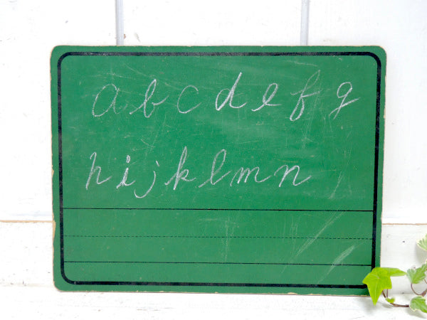 【メニューボード・学習黒板】ヴィンテージ・黒板・ブラックボード・USA・ステーショナリー・グリーン