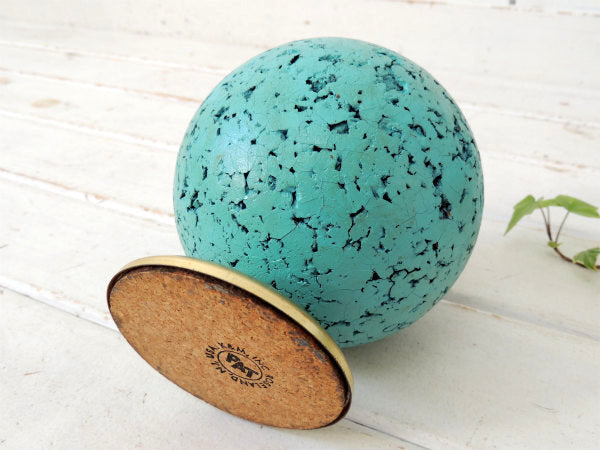 【アトミックデザイン】地球儀型・球体・ヴィンテージ・ペンスタンド・鉛筆立て・ペンシルスタンド・USA