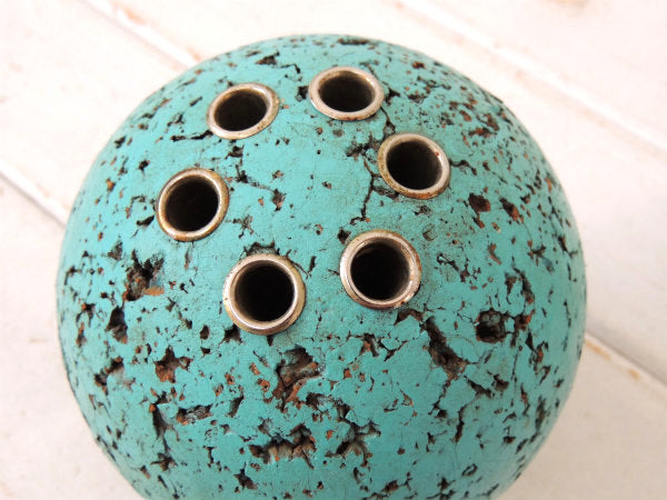 【アトミックデザイン】地球儀型・球体・ヴィンテージ・ペンスタンド・鉛筆立て・ペンシルスタンド・USA