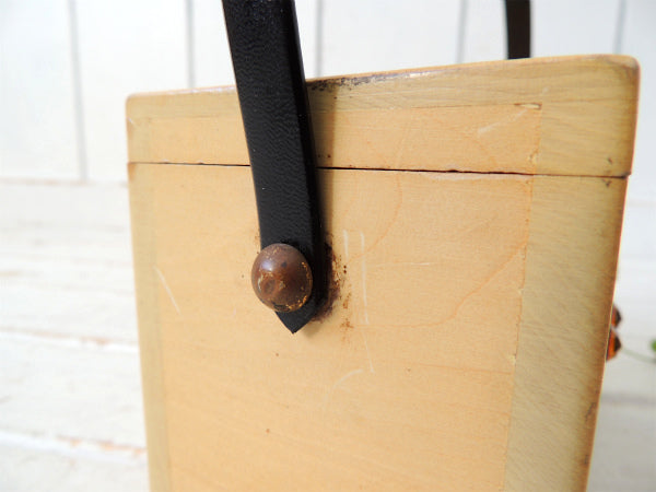 Enid Collins エニッドコリンズ・US・フクロウ・ヴィンテージ・木製 バッグ・ハンドバッグ