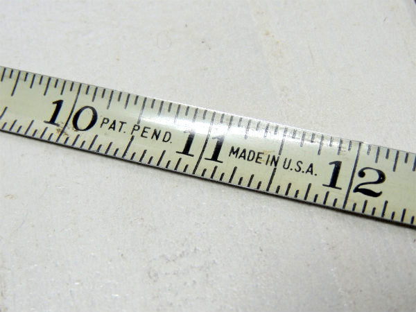 【Carlson&Sullivan・10FT】ビンテージ・メジャーテープ・巻尺・USA・工具・工業系